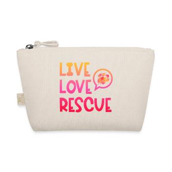 Rescue Dog Search Dog Service Dog Paw - Organic Pouch - nature - Front