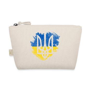 Drapeau trident ukrainien Brush - Trousse biologique - nature - Devant