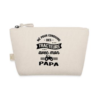 NÉ POUR CONDUIRE DES TRACTEURS AVEC MON PAPA - Trousse biologique - nature - Devant