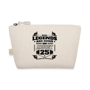 THE TRUE LEGENDS WERE BORN ON AUGUST 25 - Organic Pouch - nature - Front