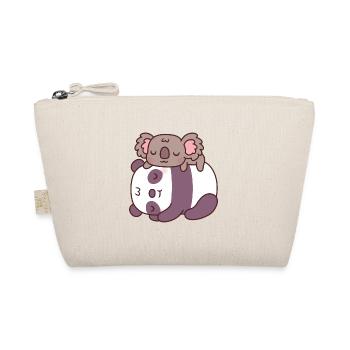 Mignon panda endormi et ours koala - Trousse biologique - nature - Devant