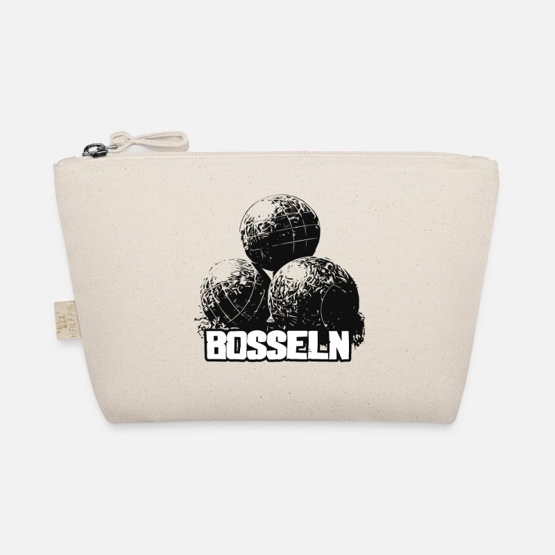 Bosseln | 3 Bossel Kugeln | Boßeln - Bio-Täschchen - Natur
