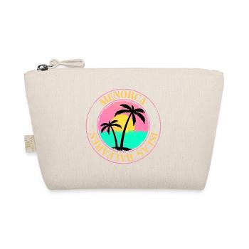 Menorca Sommer Sonne Strand Meer Palmen Party - Bio-Täschchen - Natur - Vorne