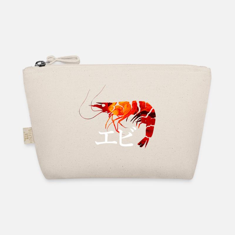 Shrimp_red - Bio-Täschchen - Natur