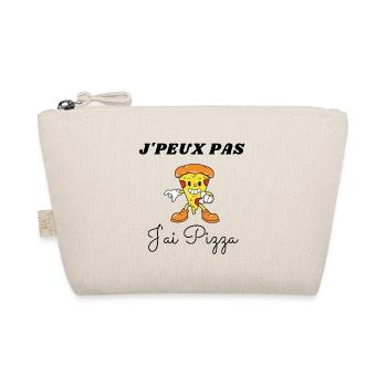 J'peux pas j'ai pizza - Trousse biologique - nature - Devant