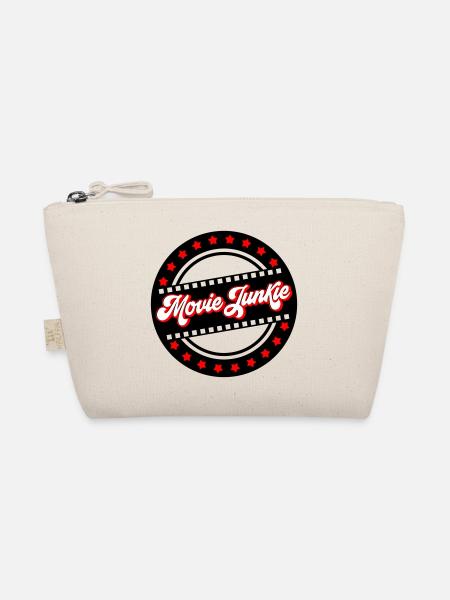Colors can be changed | Movie Junkie - Organic Pouch - nature - Front