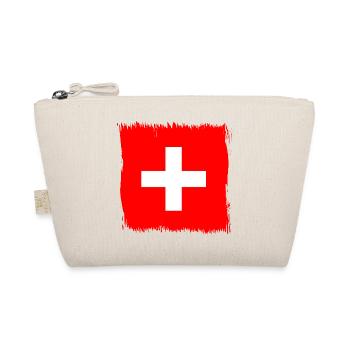Cadeau du drapeau suisse suisse - Trousse biologique - nature - Devant