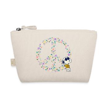 Peanuts Snoopy Peace Zeichen Frieden - Bio-Täschchen - Natur - Vorne