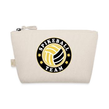 Farben änderbar | Roundnet Spikeball Team Fun - Bio-Täschchen - Natur - Vorne