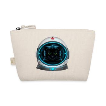 angry space cat astronaut - Organic Pouch - nature - Front