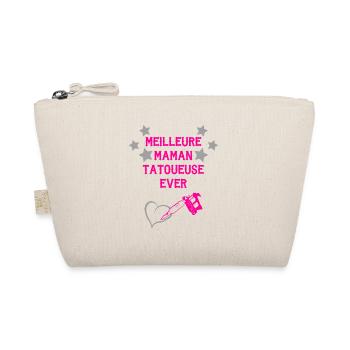 Meilleure maman tatoueuse ever fête des mères gift - Trousse biologique - nature - Devant