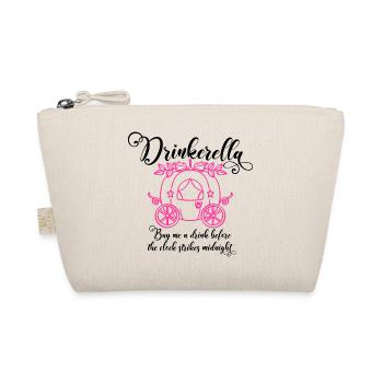Drinkerella | Party Sprüche Junggesellin feiern - Bio-Täschchen - Natur - Vorne