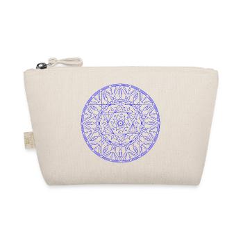 Alien imagination blue - Mandala made with Love - Organic Pouch - nature - Front