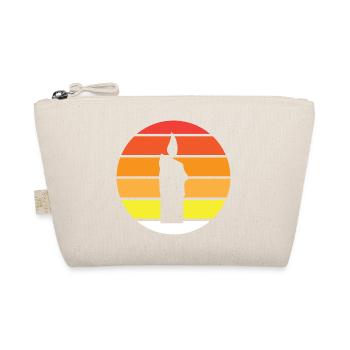 Bougie - Cercle, Coucher de soleil - Trousse biologique - nature - Devant