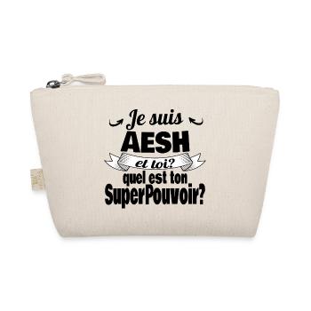 je suis aesh - Trousse biologique - nature - Devant
