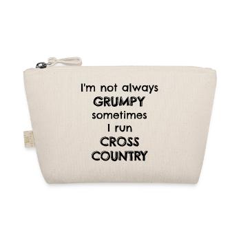 Sometimes I run cross country - Organic Pouch - nature - Front