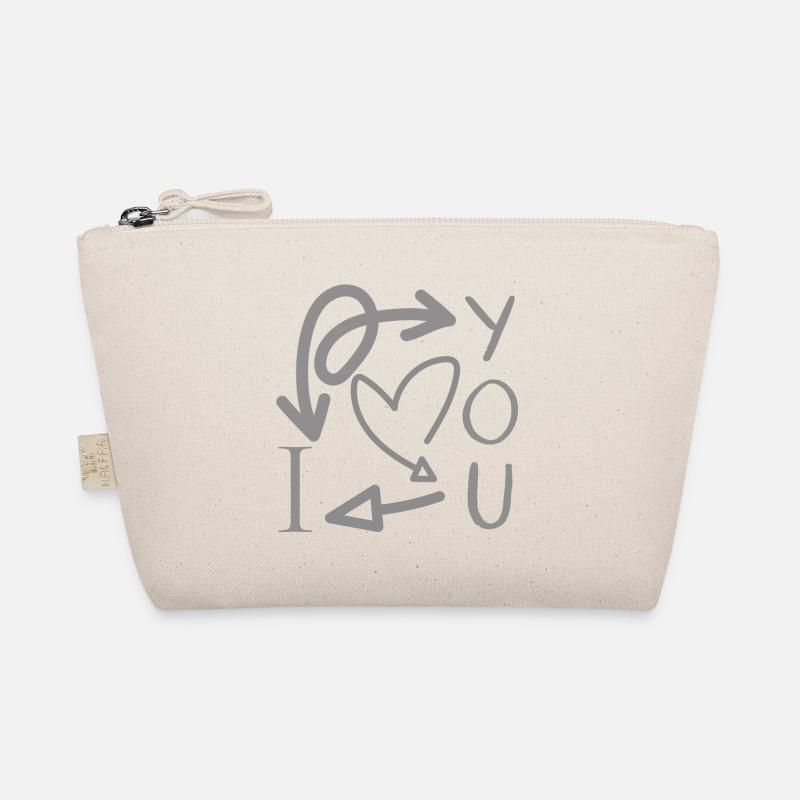 Ich liebe dich Bio-Täschchen