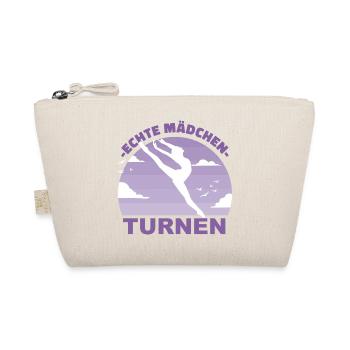 Turnen Mädchen Sport Hobby Gymnastik Geschenk - Bio-Täschchen - Natur - Vorne
