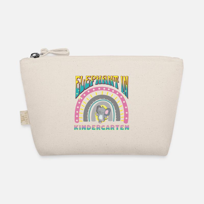 éléphant dans la conception de bande arc-en-ciel de maternelle Trousse biologique