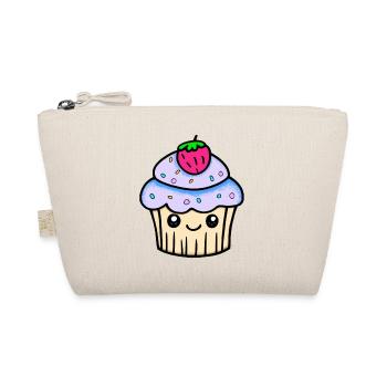 Mignon cupcake kawaii - Trousse biologique - nature - Devant