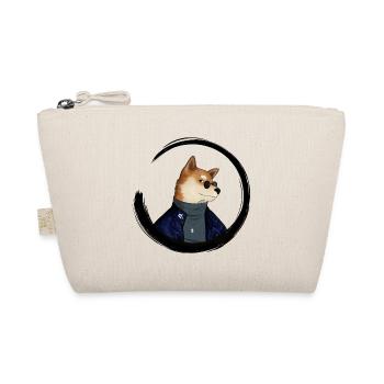 Shiba Inu cooles Hund Design Geschenk Idee - Bio-Täschchen - Natur - Vorne