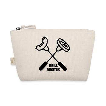 Grill master with two crossed forks - Organic Pouch - nature - Front