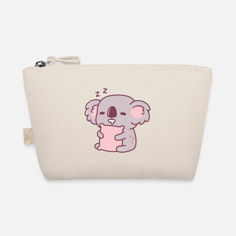 Cute Napping Koala Bear Organic Pouch