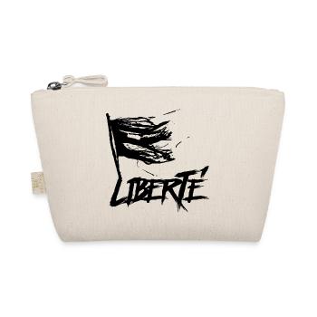 Flagge Freiheit Freedom Liberte Frauenrechte - Bio-Täschchen - Natur - Vorne