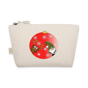 Renne de noël et gnôme - Trousse biologique - nature - Devant