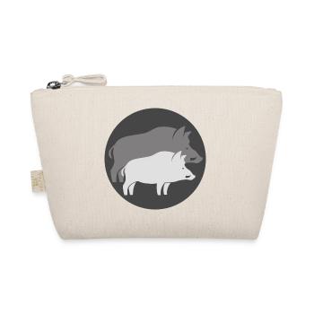 Hunting hunting hunter wild boars cool gift - Organic Pouch - nature - Front
