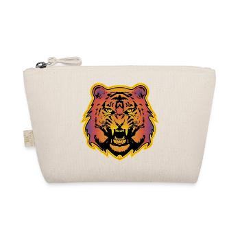 Colorful tiger - 2 - Organic Pouch - nature - Front