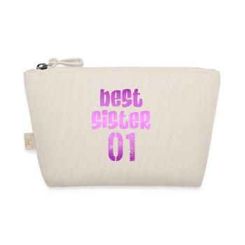 Best sister 01 - Organic Pouch - nature - Front
