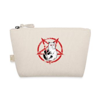 Dark cat pentacle occulte Halloween - Trousse biologique - nature - Devant