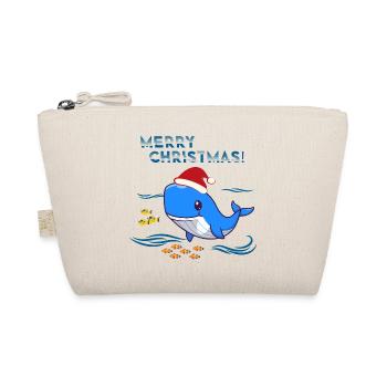 Cadeau de Noël Baleine de Noël - Trousse biologique - nature - Devant