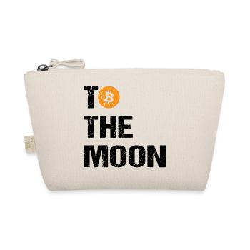 Bitcoin to the moon Bitcoin - Organic Pouch - nature - Front