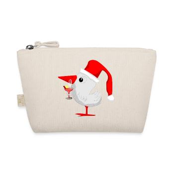 Herman Winter Weihnacht Vogerl - Bio-Täschchen - Natur - Vorne
