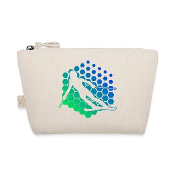 Skier Skier Stunt Ski Men Winter Sports - Organic Pouch - nature - Front
