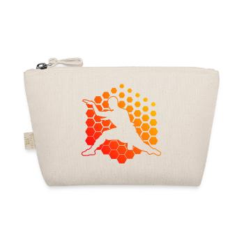 Herren Damen Kampfsport Wushu Kung Fu Kungfu - Bio-Täschchen - Natur - Vorne