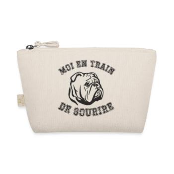 moi en train de sourire - Trousse biologique - nature - Devant