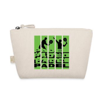 Padel tennis Padel Padel tennis player "padel-merch" - Organic Pouch - nature - Front
