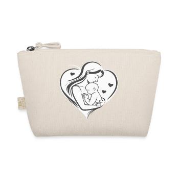 Grossesse maman et bébé cadeau naissance - Trousse biologique - nature - Devant