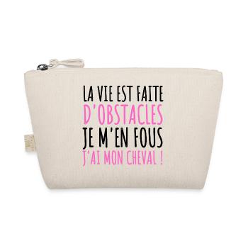 Cheval humour équitation cadeau cavalière drôle - Trousse biologique - nature - Devant