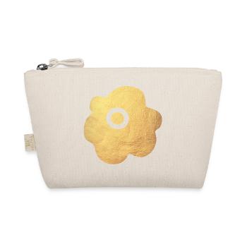 Yoga Flower Flower Gold Symbol Blossom Abstract Fan - Organic Pouch - nature - Front