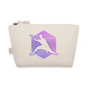Kung Fu Kungfu Martial Arts Men's Wushu Women - Organic Pouch - nature - Front