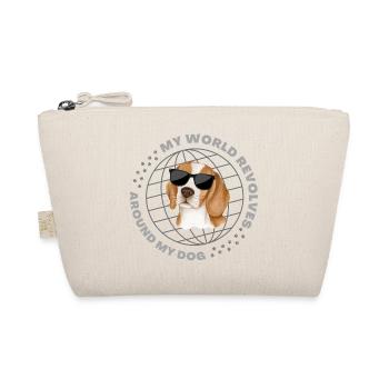 My World Revolves Around My Dog - Beagle Lovers - Organic Pouch - nature - Front