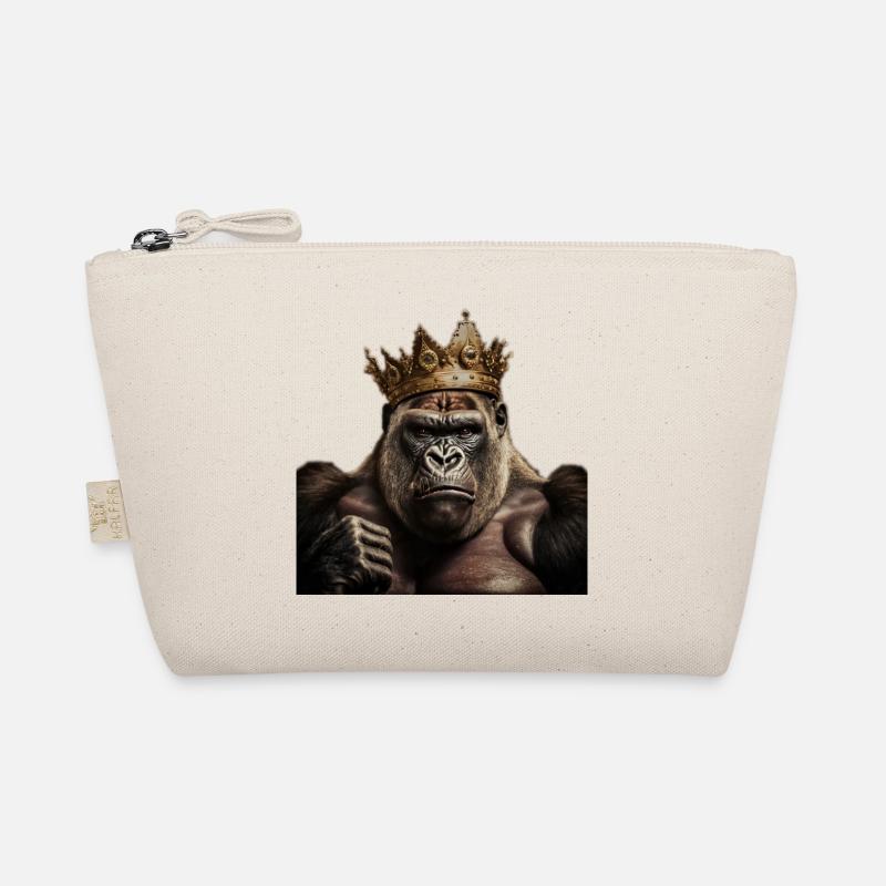 Monkey King Affenkönig Kong King - Bio-Täschchen - Natur