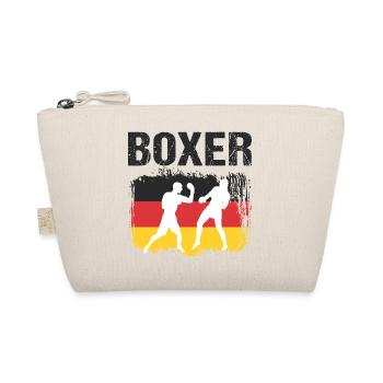 Boxen Deutschland Boxer - Bio-Täschchen - Natur - Vorne
