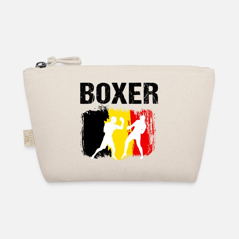 Boxen Belgien Boxer - Bio-Täschchen - Natur