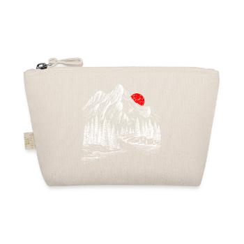 Soleil cramoisi sur les sommets enneigés - Trousse biologique - nature - Devant