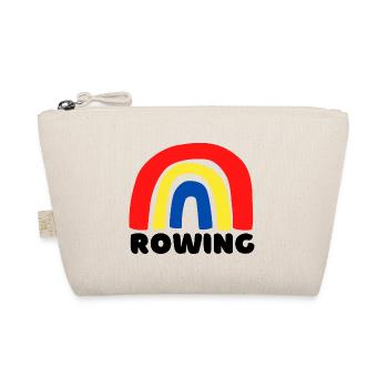 Rowing Rainbow. - Organic Pouch - nature - Front